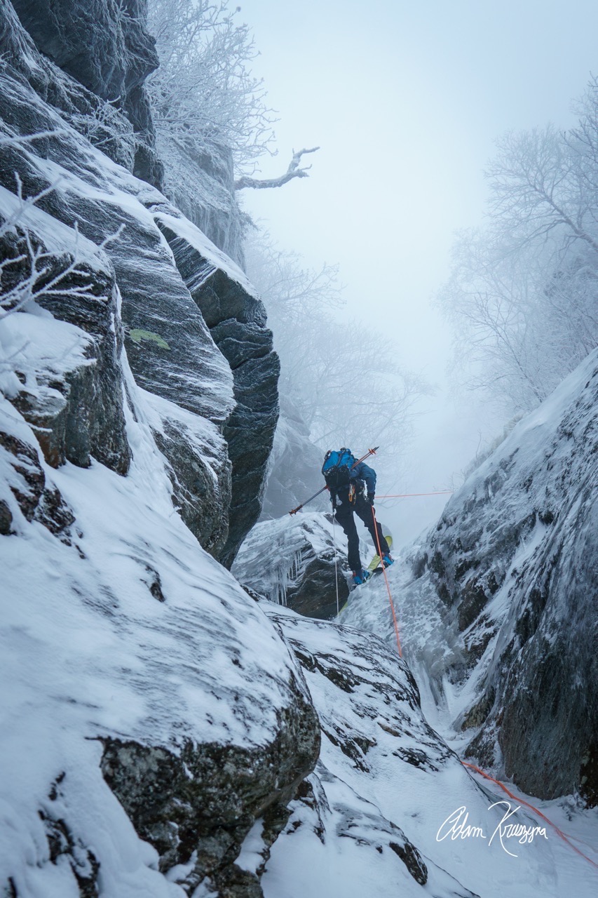 Hidden Gully Ski Rappel