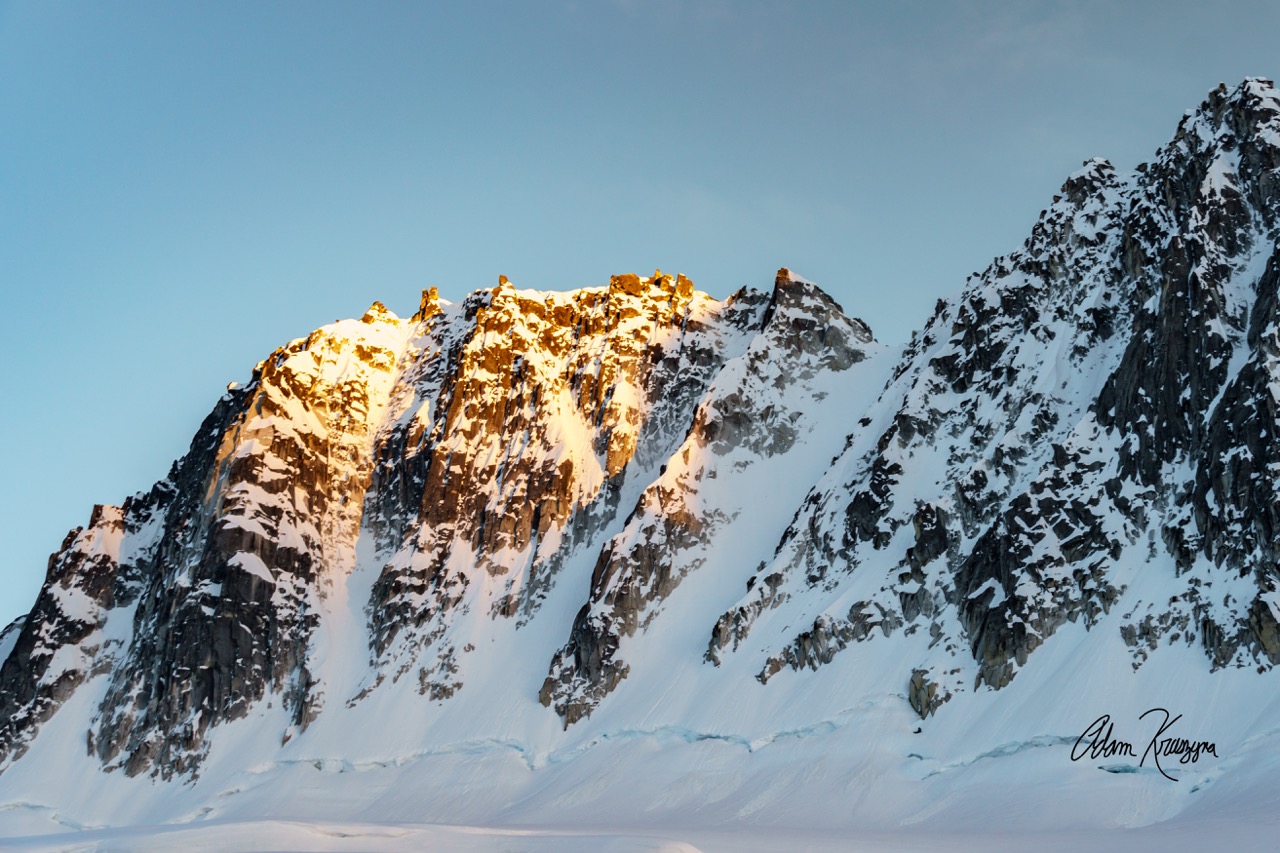 Mountains above camp
